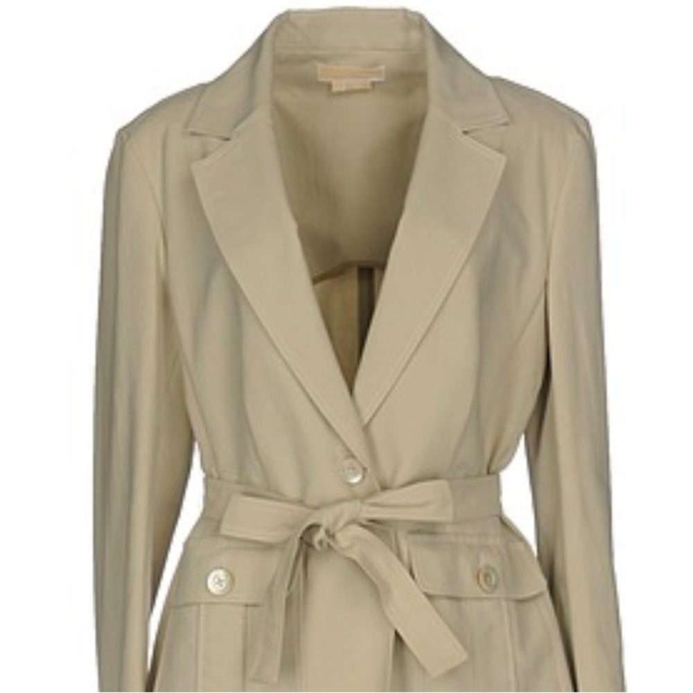 Michael Kors Classic Modern Safari blazer tan size 6
